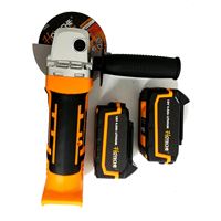 משחזת נטענת 2 בטריות ליתיום 18V ומטען מהיר HOTECHE