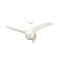 מאוורר תקרה "BRAZIL 42 לבן שקוף+שלט