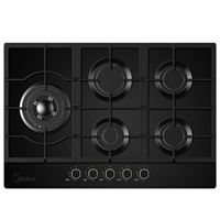 כיריים גז 5 להבות בישול בגימור שחור דגם 75G50ME060