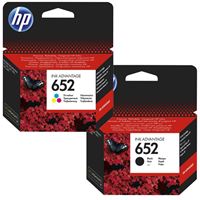 ראש דיו  652 שחור+ ראש דיו 652 צבעוני