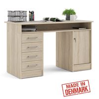 שולחן כתיבה עם שידת מגירות ותאי אחסון תוצרת אירופה