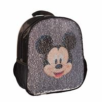 תיק גב לגן פאייטים עם שני עיצובים מיקי מאוס