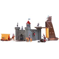 ערכת משחק טירה ענקית עם המון דמויות ואביזרים