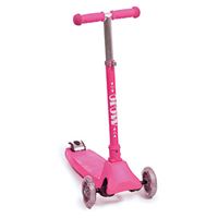 קורקינט 3 גלגלים מתקפל לילדים MOJO- ורוד