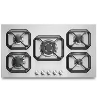 כיריים גז 5 להבות 90 ס"מ LOFRA HLS9AO נירוסטה