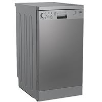 מדיח כלים בקו צר 10 מערכות כלים כסוף דגם DFS05014X