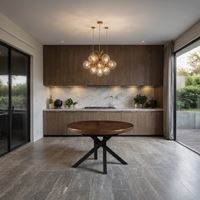 שולחן פינת אוכל עגול דגם פירנצה LEONARDO