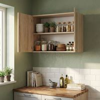 ארון שירות עליון תלוי מליבו גוון אלון TUDO DESIGN