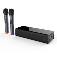 מקרן קול סאונדבר + מיקרופנים אלחוטיים דגם SING BAR
