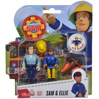 זוג דמויות משחק של סמי הכבאי ואלי עם אביזרים