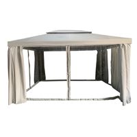 גזיבו אלומיניום קיסר 3X4 מטר Sunrise