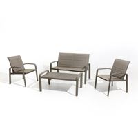 פינת ישיבה מאלומיניום דגם ALYN מבית H.KLEIN