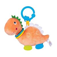 בובת דינו הכתום לתינוקות- נתלית, צבעונית ומרשרשת