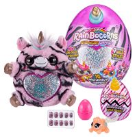 ריינבוקורן זברה לב פראי בביצת קרן תכלת-זהב+אביזרים