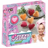 ערכת יצירה DIY להכנת פצצות אמבטיה מפנקות בצורת לב!