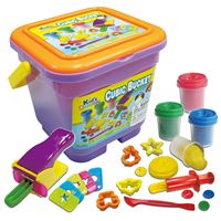 ארגז נשיאה של יצירה חופשית בבצק לילדים