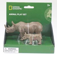 מארז חיות ספארי- קרנף וגור קרנפים National Geograp