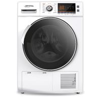 מייבש כביסה  8 ק"ג +מעבה CRYSTAL DC8CB דלת שחורה