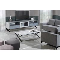 סט מזנון ושולחן מעוצבים לסלון מבית LEONARDO