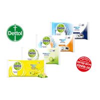 18 חבילות מגבוני דטול לחיטוי משטחים