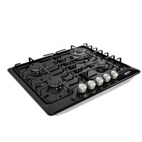 כיריים 4 להבות עם טיימר מובנה GH-65B CRYSTAL שחור