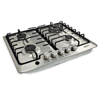 כיריים 4 להבות נירוסטה+ טיימר מובנה GH-65S CRYSTAL