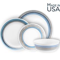 סט צלחות 48 חלקים ל 12 סועדים של קורנינג