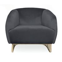 כורסת סיאטל בצבע שחור מבית Idesign