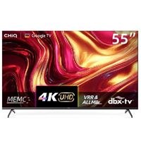 טלוויזיה חכמה "55 CHIQ U55M10F UHD 4K Google TV