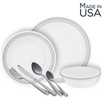 סט 84 חלקים ל 12 סועדים + סכו"ם דגם Mystic Gray