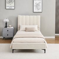 מיטת יחיד 90×190 דגם נעמה 90 קרם HOME DECOR