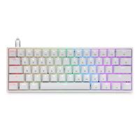 מקלדת מכאנית Skyloong GK-61 צהוב-לבן