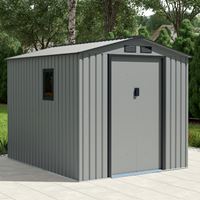מחסן מתכת פרמיום דגם Garden Top 2.13X2.55 G78