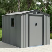 מחסן מתכת פרמיום דגם Garden Top 2.77X1.91 G96