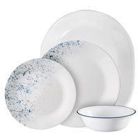 סט צלחות קורל 37 חלקים 12 סועדים Indigo Speckle