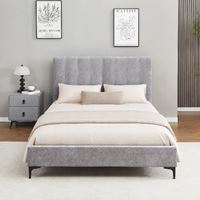 מיטה וחצי 120×190 דגם נעמה 120 אפור HOME D'ECOR