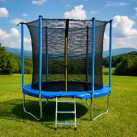 טרמפולינה עם רשת פנימית 6 פיט 1.83 מטר EUROLEAP