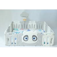 מתחם פעילות פנדה L אפור בהיר BUBU