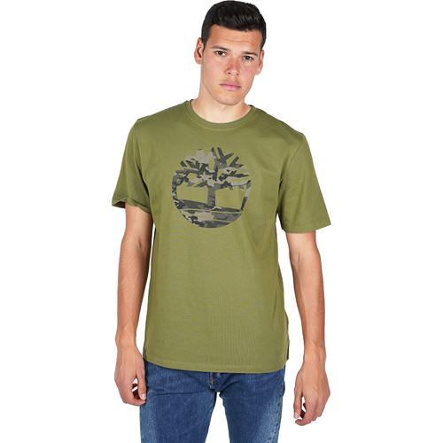 טי שירט Timberland לגברים דגם Kennebec Tree Camo