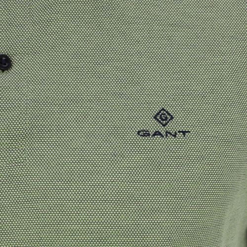 חולצת פולו Gant לגברים Oxford Pique SS Rugger