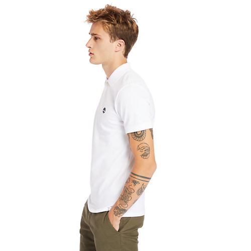 חולצת פולו Timberland  שרוול קצר לגברים דגם Mr Jacquard