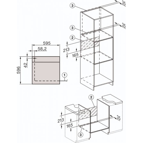 תנור בנוי פירוליטי לבישול ואפייה H2266-1 BP MIELE