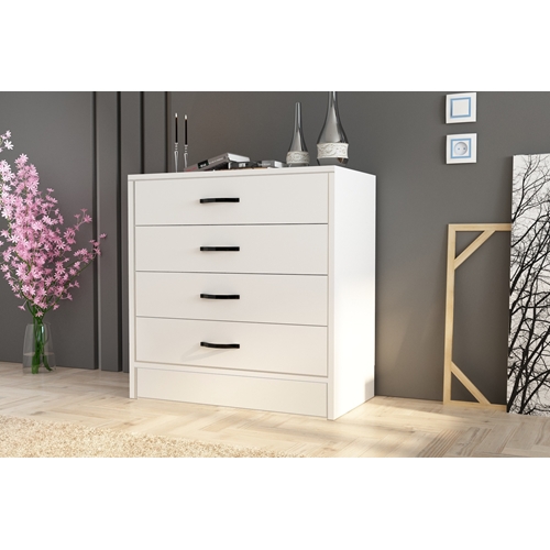 שידת אחסון בעלת 4 מגירות ברוחב 86 ס"מ TUDO DESIGN