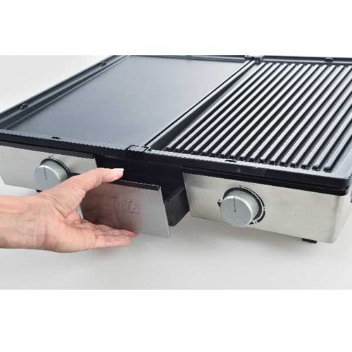 פלנצ'ה חשמלית בעלת פלטות נשלפות SOLIS Deli Grill