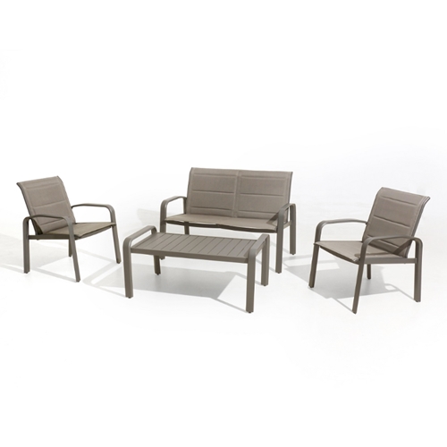 פינת ישיבה מאלומיניום דגם אילן מבית H.KLEIN