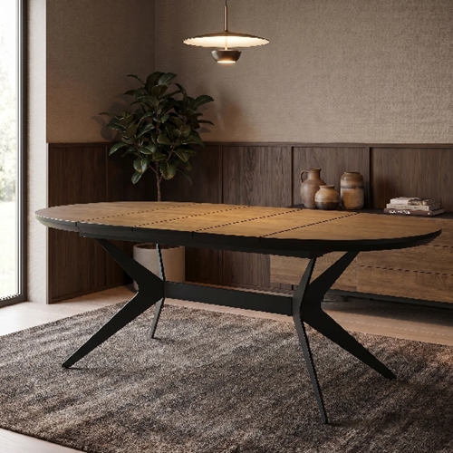 שולחן אוכל אובלי נפתח 1.8-3.0 מ' חרמון HOME DECOR