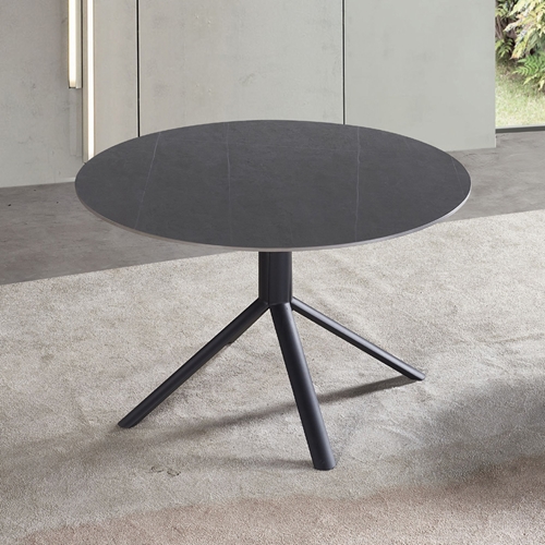 שולחן אוכל קרמיקה עגול 120 ס"מ דגם וויטני HOME DEC