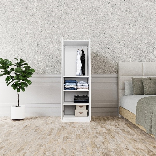 ארון משולב תליה ומדפים דגם אגם