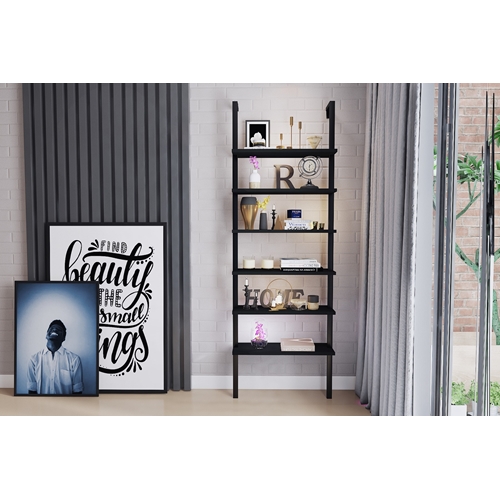 סולם מדפים תלוי 6 מדפים 180/60 דגם יובל Tudo Desig