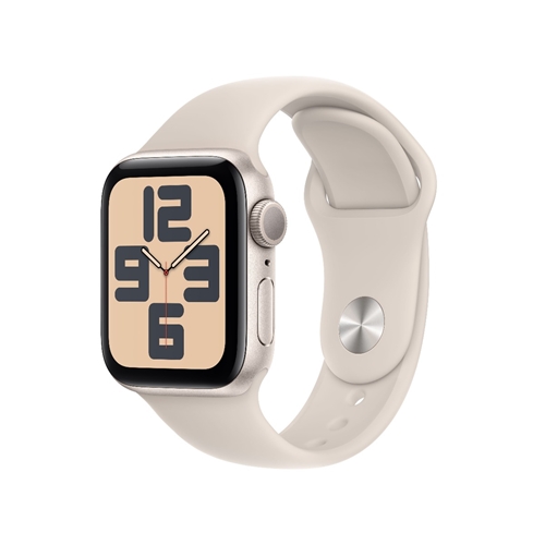 שעון אפל Apple Watch SE GPS 40mm צבע Starlight